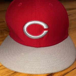 New Era Cincinnati Reds 59Fifty Fitted Hat (Red)